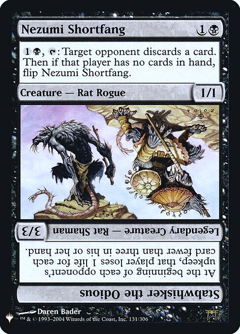 Nezumi Shortfang // Stabwhisker the Odious (PLST)