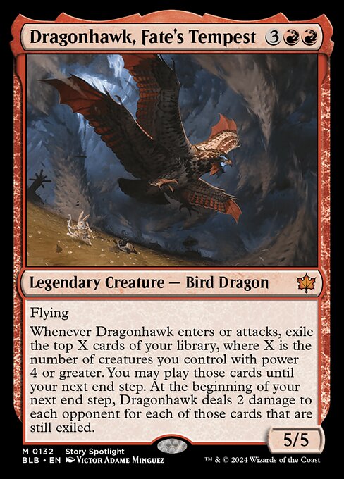 Dragonhawk, Fate's Tempest (BLB)