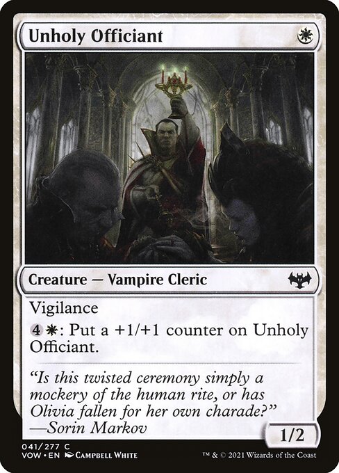 Unholy Officiant (VOW)