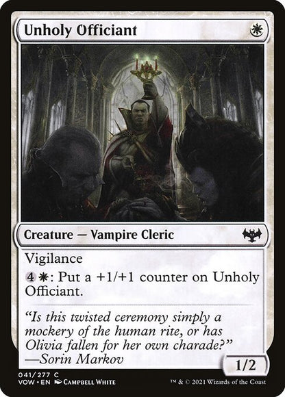 Unholy Officiant (VOW)
