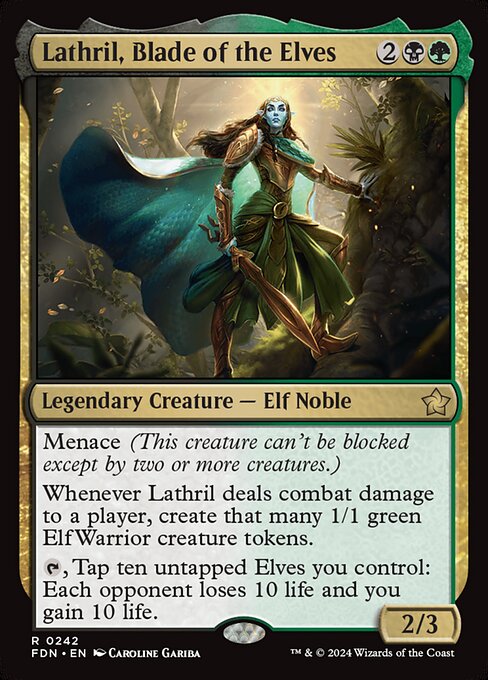 Lathril, Blade of the Elves (FDN)