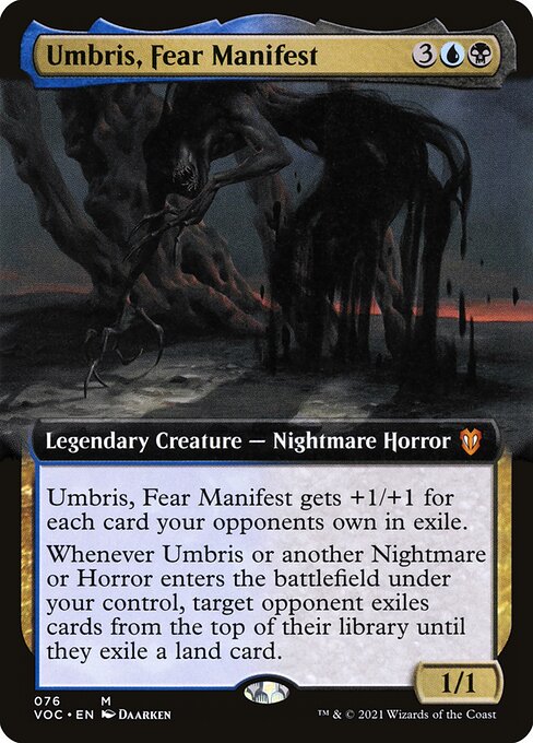 Umbris, Fear Manifest (VOC)