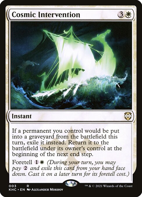 Cosmic Intervention (KHC)