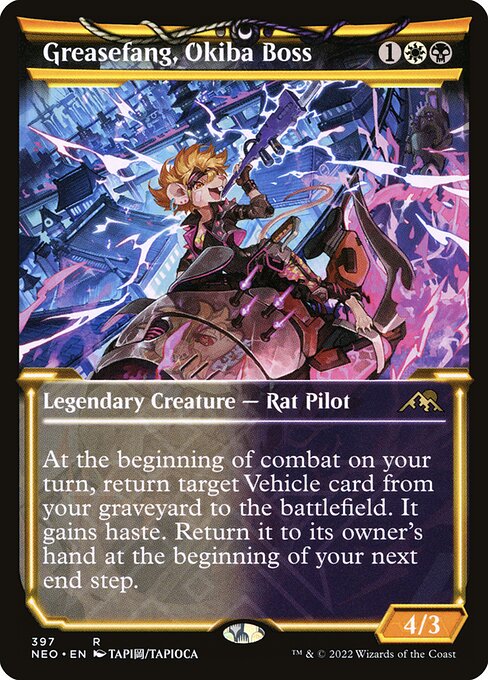 Greasefang, Okiba Boss (NEO)