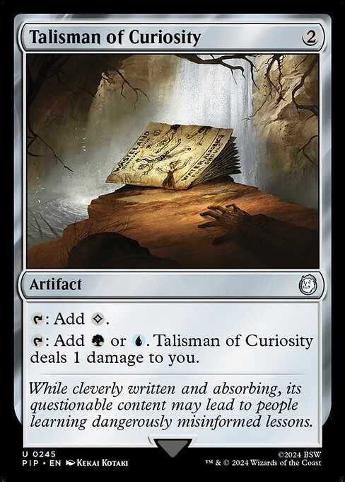 Talisman of Curiosity (PIP)