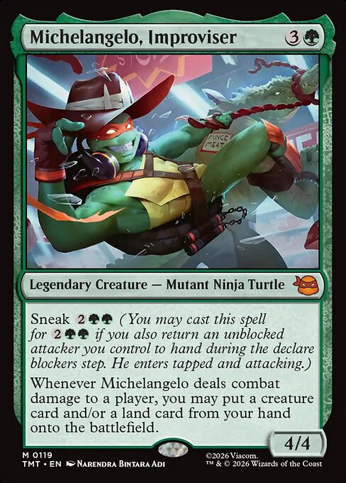 Michelangelo, Improviser (TMT)