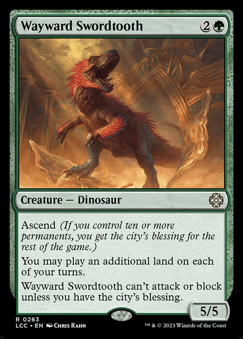 Wayward Swordtooth (LCC)