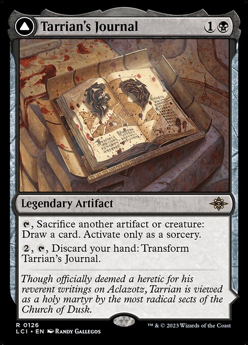 Tarrian's Journal // The Tomb of Aclazotz (LCI)