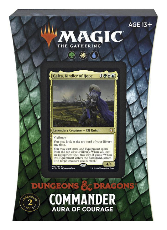 Magic the Gathering: Dungeons and Dragons: Commander Deck: Aura of Courage