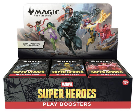 Magic The Gathering: Marvel Super Heroes: Play Booster Display