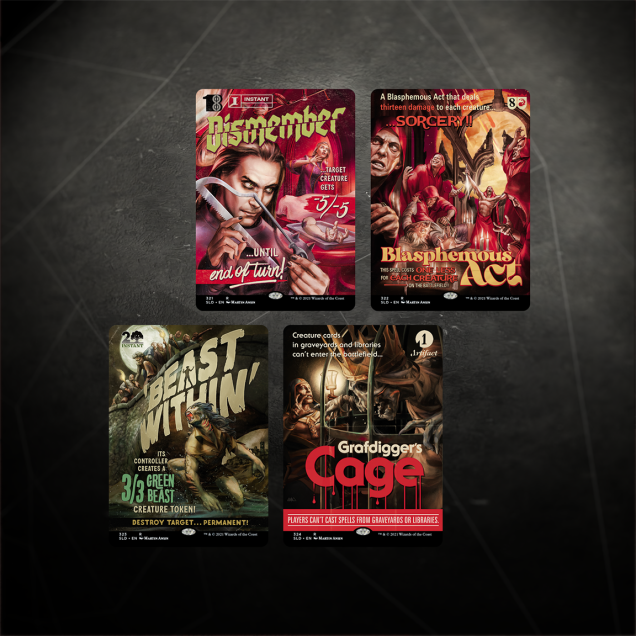 Secret Lair: Monster Movie Marathon Rainbow Foil