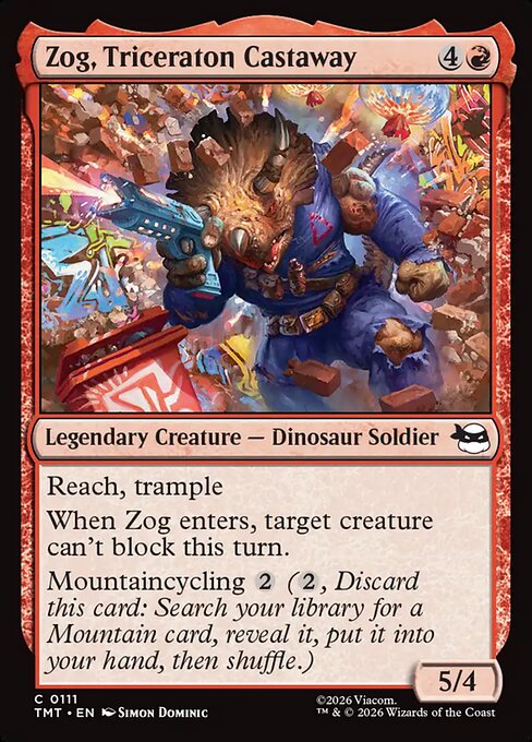 Zog, Triceraton Castaway (TMT)