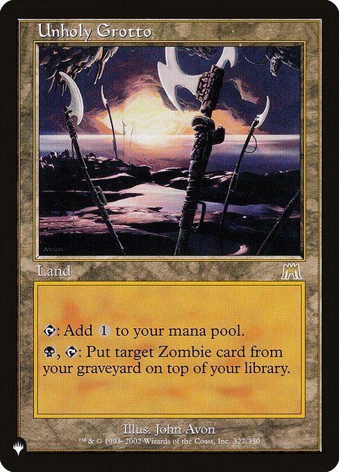 Unholy Grotto (PLST)