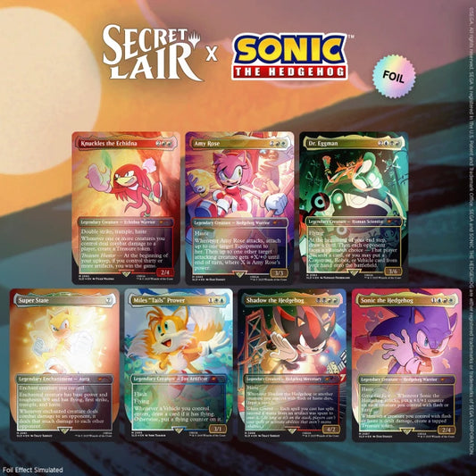 SLD: Secret Lair x Sonic: Friends & Foes Foil Edition