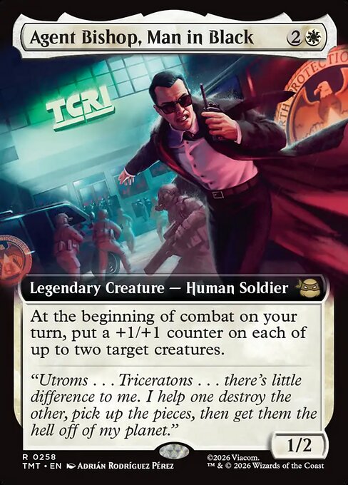 Agent Bishop, Man in Black (TMT)