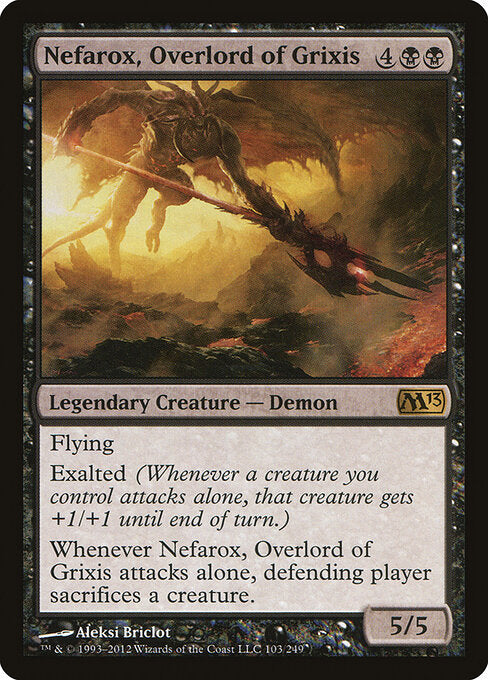 Nefarox, Overlord of Grixis (M13)