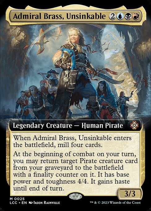 Admiral Brass, Unsinkable (LCC)
