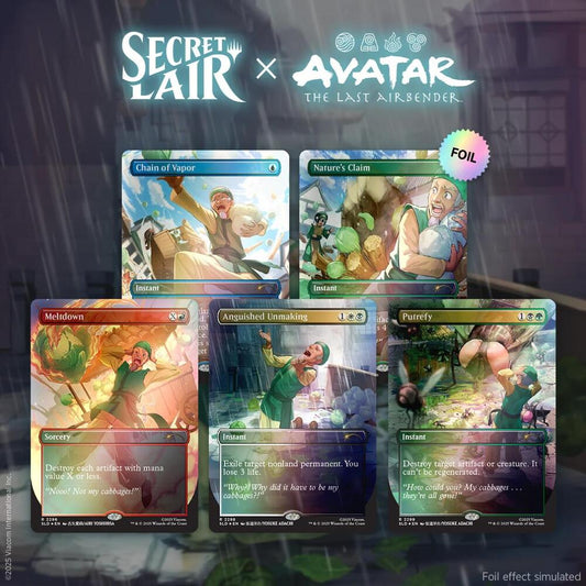 SLD: Secret Lair x Avatar: The Last Airbender: My Cabbages! - Rainbow Foil Edition