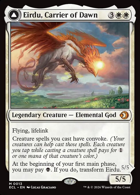 Eirdu, Carrier of Dawn // Isilu, Carrier of Twilight (ECL)
