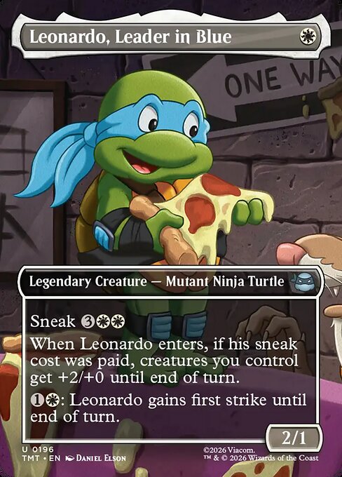 Leonardo, Leader in Blue (TMT)