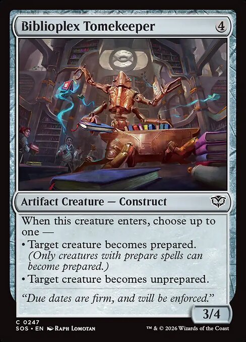 Biblioplex Tomekeeper (SOS)