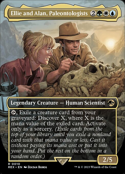 Ellie and Alan, Paleontologists (REX)