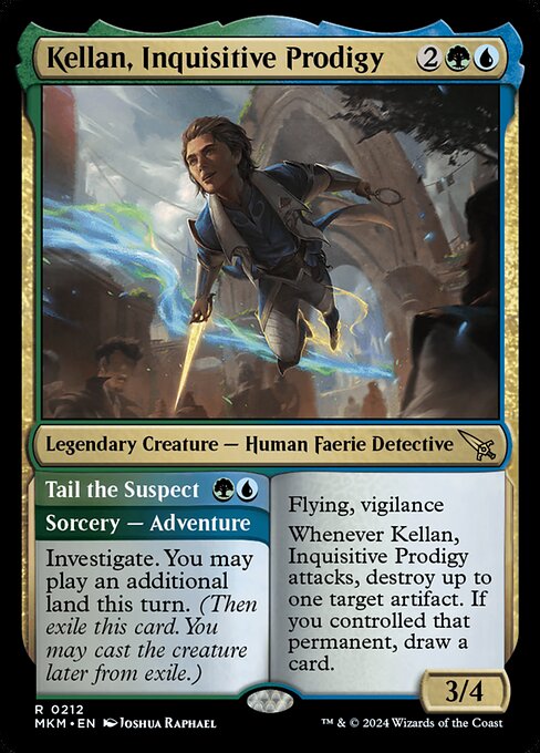 Kellan, Inquisitive Prodigy // Tail the Suspect (MKM)