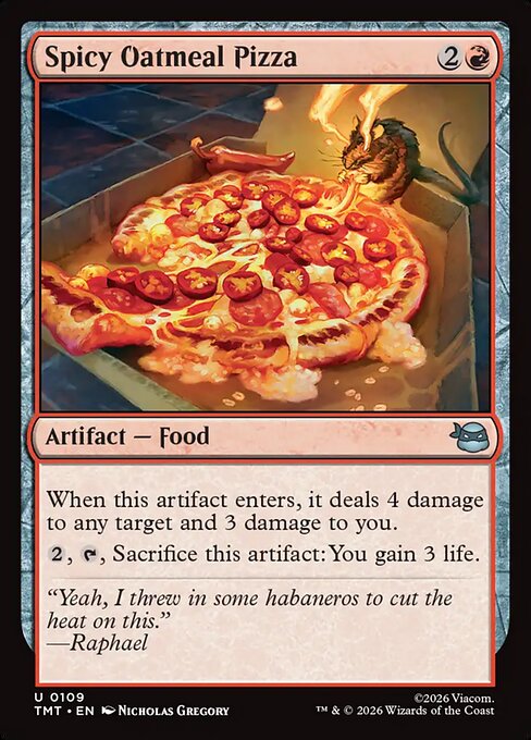 Spicy Oatmeal Pizza (TMT)