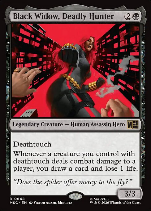 Black Widow, Deadly Hunter (MSC)