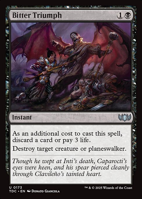 Bitter Triumph (TDC)