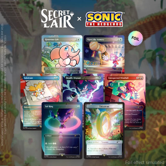 SLD: Secret Lair x Sonic: Chasing Adventure Foil Edition