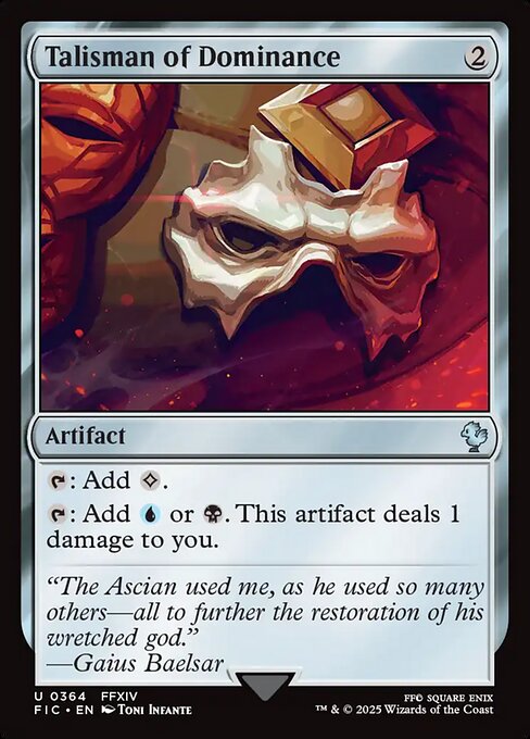 Talisman of Dominance (FIC)