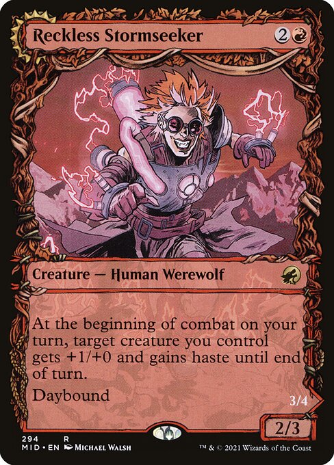 Reckless Stormseeker // Storm-Charged Slasher (MID)