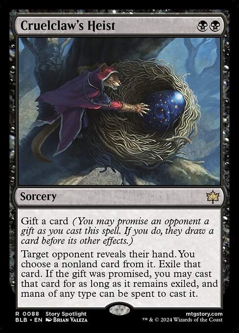 Cruelclaw's Heist (BLB)