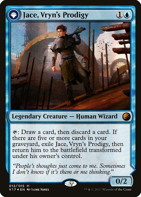 Jace, Vryn's Prodigy // Jace, Telepath Unbound (V17)