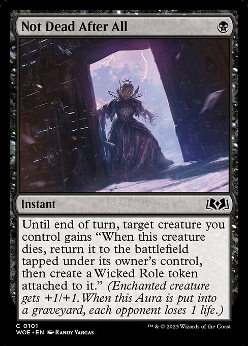 Not Dead After All (WOE)