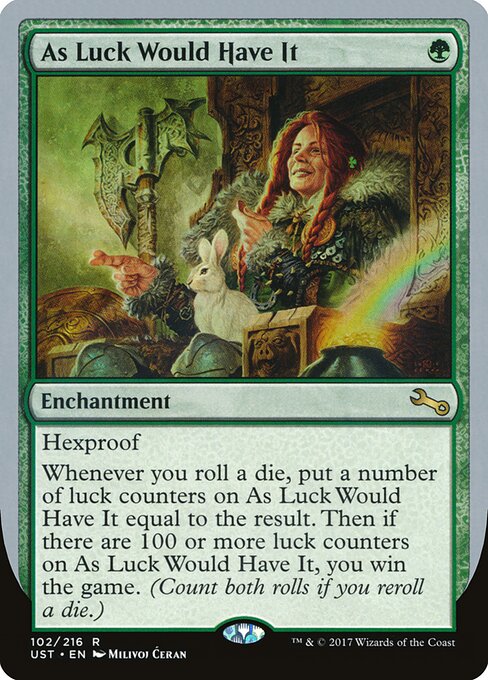 As Luck Would Have It (UST)