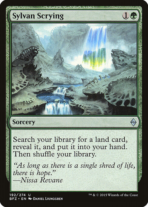 Sylvan Scrying (BFZ)