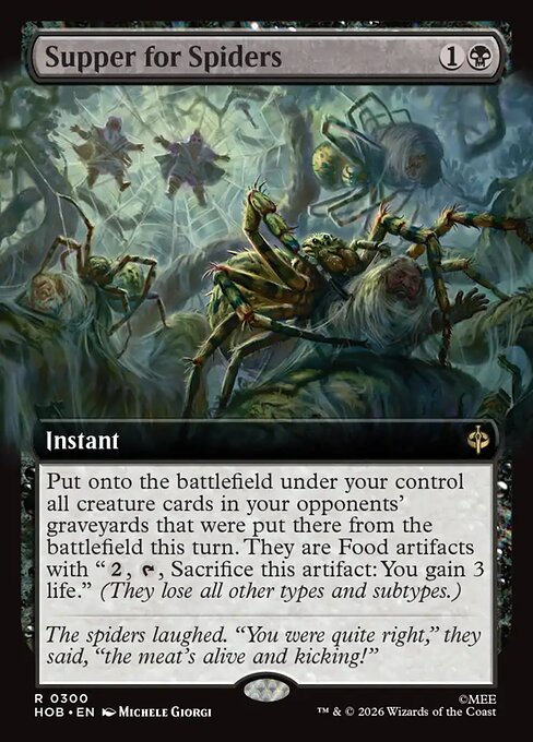 Supper for Spiders (HOB)