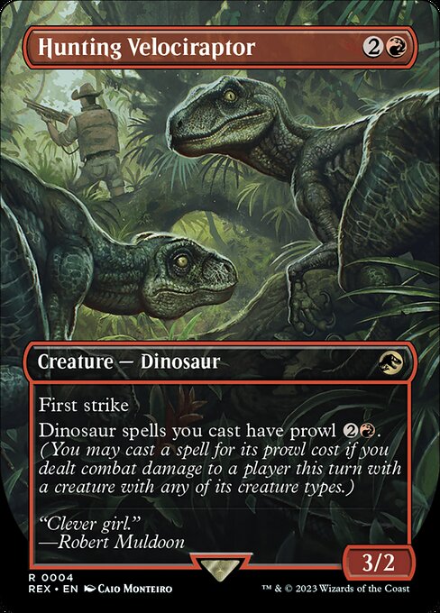 Hunting Velociraptor (REX)