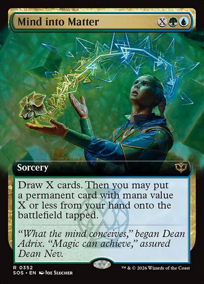 Mind into Matter (SOS)