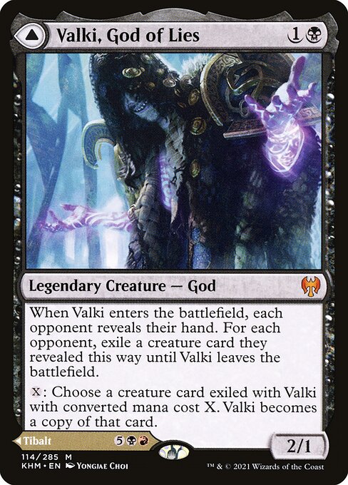 Valki, God of Lies // Tibalt, Cosmic Impostor (KHM)