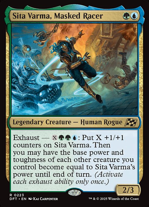 Sita Varma, Masked Racer (DFT)