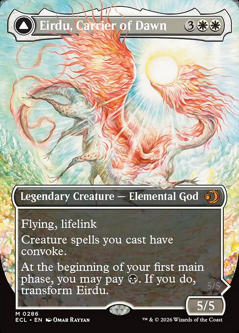 Eirdu, Carrier of Dawn // Isilu, Carrier of Twilight (ECL)