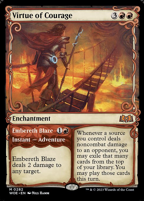 Virtue of Courage // Embereth Blaze (WOE)