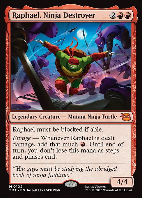 Raphael, Ninja Destroyer (TMT)