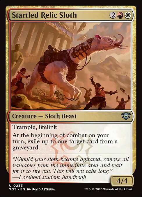 Startled Relic Sloth (SOS)