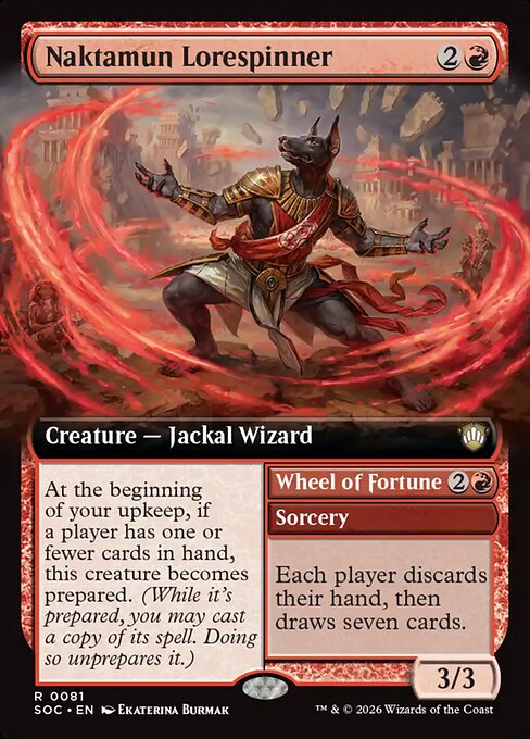 Naktamun Lorespinner // Wheel of Fortune (SOC)