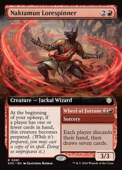Naktamun Lorespinner // Wheel of Fortune (SOC)
