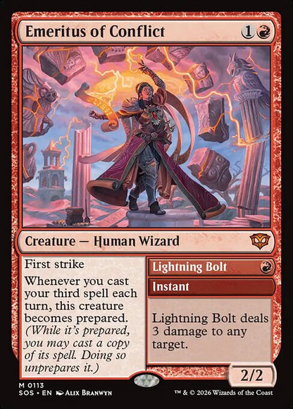 Emeritus of Conflict // Lightning Bolt (SOS)